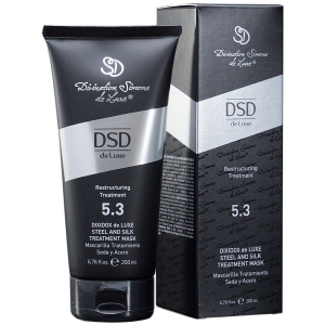 Восстанавливающая маска DSD de Luxe 5.3 Steel and Silk Treatment Mask для ухода за пересушенными и повреждёнными волосами 200 мл (8437011863133) в Хмельницком