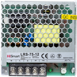 Блок питания HiSmart 12V 6A 75W (LRS-75-12) лучшая модель в Хмельницком