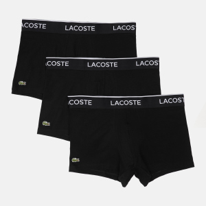 хороша модель Труси-шорти Lacoste 5H3389-031 M (T3) 3 шт Black (3614034012624)