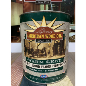 хорошая модель Тунгове масло American Wood Oil Warm Grey 1л відлив