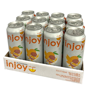 Упаковка слабоалкогольного напитка InJoy Манго Маракуйя 0.5 л х 12 шт 6.7% (4820236720956) краща модель в Хмельницькому