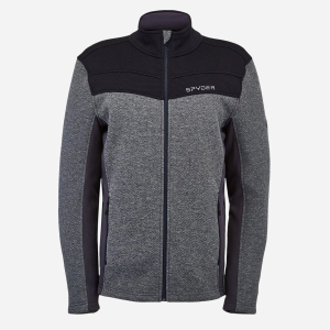 Спортивна кофта Spyder Encore Full Zip 38191250-014 XL Сіра з чорним (192636139589) в Хмельницькому