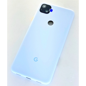 Задняя крышка Google Pixel 4a, голубая, Barely Blue, оригинал (Китай) + стекло камеры High Copy лучшая модель в Хмельницком