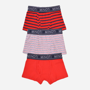 Трусики-шорти Minoti 7B BRIEF 2 35096JNR 98-104 см 3 шт Червоні (5059030615611) ТОП в Хмельницькому