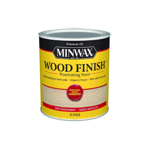 купить Морилка масляная MINWAX WOOD FINISH для древесины обычный белый (Simply White - 275) 0,946л