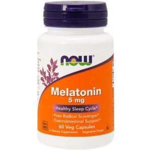 купить Натуральная добавка NOW Melatonin 5 мг 60 капсул (733739035554)