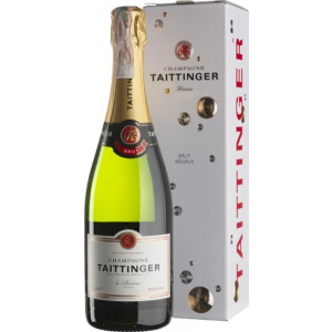 Шампанское Taittinger Brut Reserve белое брют 0.75 л 12.5% в подарочной упаковке (3016570001054)