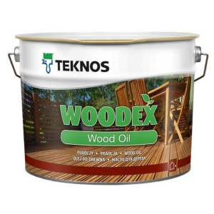 Масло для дерева Teknos WOODEX WOOD OIL ( Текнос ВУДЕКС ВУД ОЙЛ ) 9 л на растворителе, внутри и снаружи лучшая модель в Хмельницком