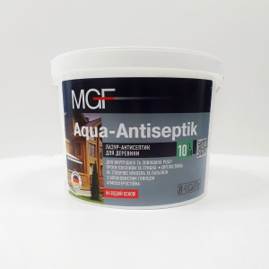 Лазур-антисептик для дерева MGF AQUA-ANTISEPTIK 10 л в Хмельницькому