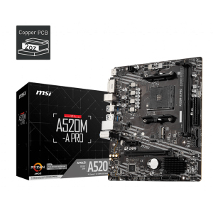 Материнська плата MSI A520M-A PRO Socket AM4 ТОП в Хмельницком