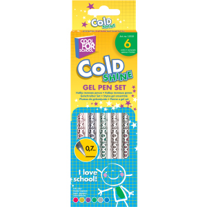 Набор гелевых ручек Cool For School Cold Shine 6 цветов 12 упаковок (CF11919)