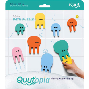 хороша модель Іграшка для ванної кімнати Quut Quutopia Пазл-головоломка Медузи 10 шт (171003) (5425031171003)