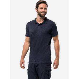 Поло Jack Wolfskin Travel Polo Men 1804542-1010 L (4055001452972) краща модель в Хмельницькому