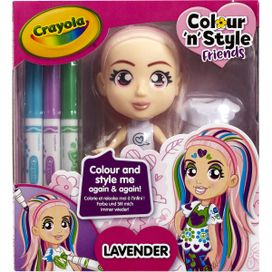 Набір для творчості Crayola Colour n Style Стильні дівчата Лаванда (918940.005) (8720077189409)