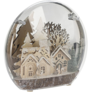 Декоративный светильник Christmas Decoration Дома 25x6x22 см (CAA130441_дома) в Хмельницком