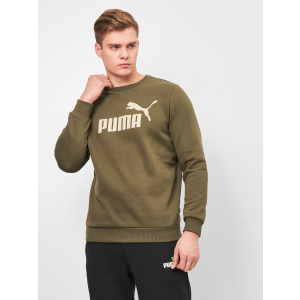 Світшот Puma ESS Big Logo Crew 58667944 XXL Зелений (4063698945516) краща модель в Хмельницькому