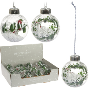 Набор елочных шаров Christmas Decoration 8 см 12 шт (ABJ432510) лучшая модель в Хмельницком