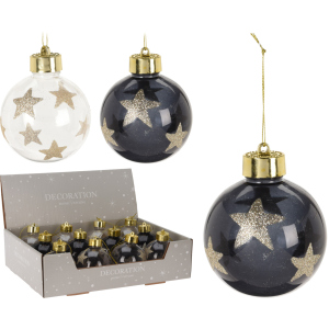 Набір ялинкових куль Christmas Decoration 8 см 12 шт (ABJ432900) ТОП в Хмельницькому