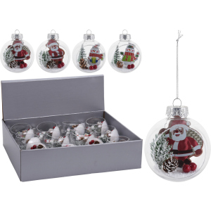 Набір ялинкових куль Christmas Decoration 8 см 12 шт (CAA724890) краща модель в Хмельницькому