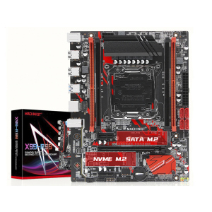 Материнская плата Machinsit X99 LGA 2011-3 SATA 3.0 PCI-E M.2 поддержка процессора Xeon E5 V3 V4 Красный (1010-251-00) в Хмельницком