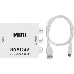 Адаптер RZTK HDMI - AV/RCA/CVBS 0.15 м White ТОП в Хмельницком