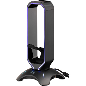 купити Підставка 3в1 для гарнітури 2E Gaming Headset Stand RGB USB Black (2E-GST310UB)