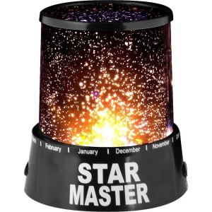 Проектор зоряного неба Star Master PRO Original з USB-кабелем та адаптером Star Master Чорний (id48) краща модель в Хмельницькому