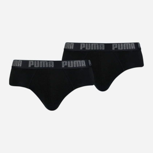 хороша модель Труси-брифи Puma Basic Brief 2P 88910006 S 2 шт Black-Black (8718824239033)