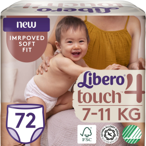 Подгузники-трусики Libero Touch Pants 4 7-11 кг одноразовые 72 шт (7322541303017) в Хмельницком