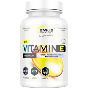 Витамины Genius Nutrition Vitamin E 60 капсул (7359536295897) в Хмельницком