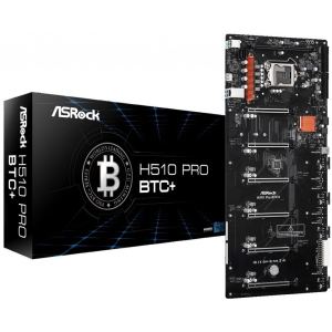 Материнська плата ASRock H510 PRO BTC+ (H510 PRO BTC+) надійний