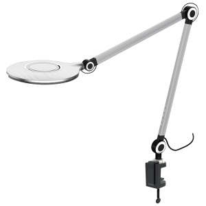 Настільна світлодіодна лампа Delux TF-530 10 Вт срібляста (90018132) надійний
