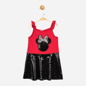 Сарафан Disney Minnie Mouse MN15539 92 см Червоний із чорним (8691109789648) краща модель в Хмельницькому