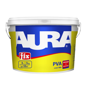 Клей AURA FIX PVA контактний 5кг