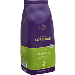 Кофе в зернах Lofbergs Medium 1 кг (7310050012292) в Хмельницком