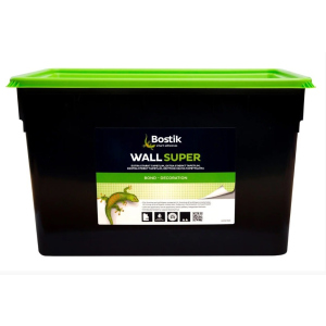 Клей Bostik Wall Super 76 для склополотна, тканини, структурних, гладких вінілових шпалер 16кг (15л) ТОП в Хмельницькому