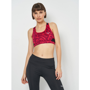 Спортивный топ Mizuno Alpha Graphic Bra J2GA170460 S Красный (5059431208771) рейтинг