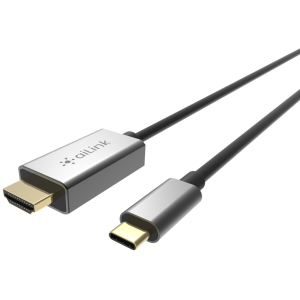 Кабель Ailink Gold Connectors USB-C на HDMI 4K 60Hz (AI-С4В) ТОП в Хмельницькому