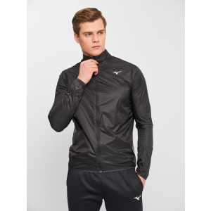 Спортивна кофта Mizuno Aero Jacket J2GE100009 M Чорна (5059431060874) ТОП в Хмельницькому