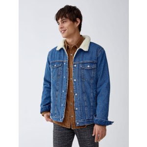 Джинсова куртка Pull & Bear 9711/504/427 M Синя джинс (09711504427033) ТОП в Хмельницькому