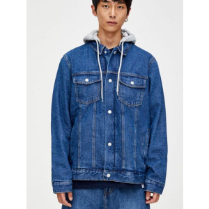 Джинсова куртка Pull & Bear 9716/500/400 L Синя джинс (09716500400042) ТОП в Хмельницькому