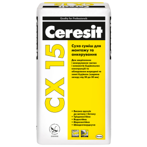 Суміш для анкерного кріплення Ceresit CX15 25кг
