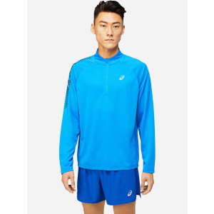 Спортивная кофта ASICS Icon LS 1/2 Zip 2011B053-404 S Синяя (4550329842899) ТОП в Хмельницком