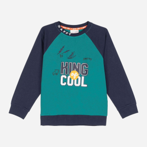 Свитшот Coccodrillo King Of Cool ZC1143103KIN-011 122 см Синий (5904705655525) ТОП в Хмельницком