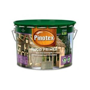 PINOTEX WOOD PRIMER Швидкосохнуча деревозахисна грунтовка, що глибоко вбирається, Безбарвна 10 л в Хмельницькому