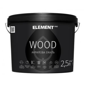 Аква-антисептик для дерева ELEMENT PRO WOODSTAIN, 2,5л ДУБ в Хмельницькому