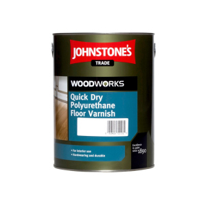 Швидкосохнучий лак для підлоги Johnstone's Quick Dry Polyurethane Floor Varnish Satin 2,5 л ТОП в Хмельницькому