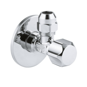 Кран кутовий приладовий 1/2"x3/8" GROHE нр-нр ручка 22018000 краща модель в Хмельницькому