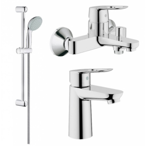 Комплект смесителей для ванной GROHE BauLoop S-Size хром латунь 123214S в Хмельницком