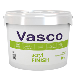 Шпатлевка акриловая для внутренних работ Vasco Acryl Finish 16кг ТОП в Хмельницком